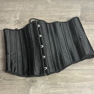 Satin Underbust Black Corset